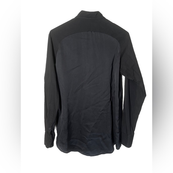 Bottega Veneta Black Button Down with Silk Paneling Size IT 38 - Picture 4 of 8